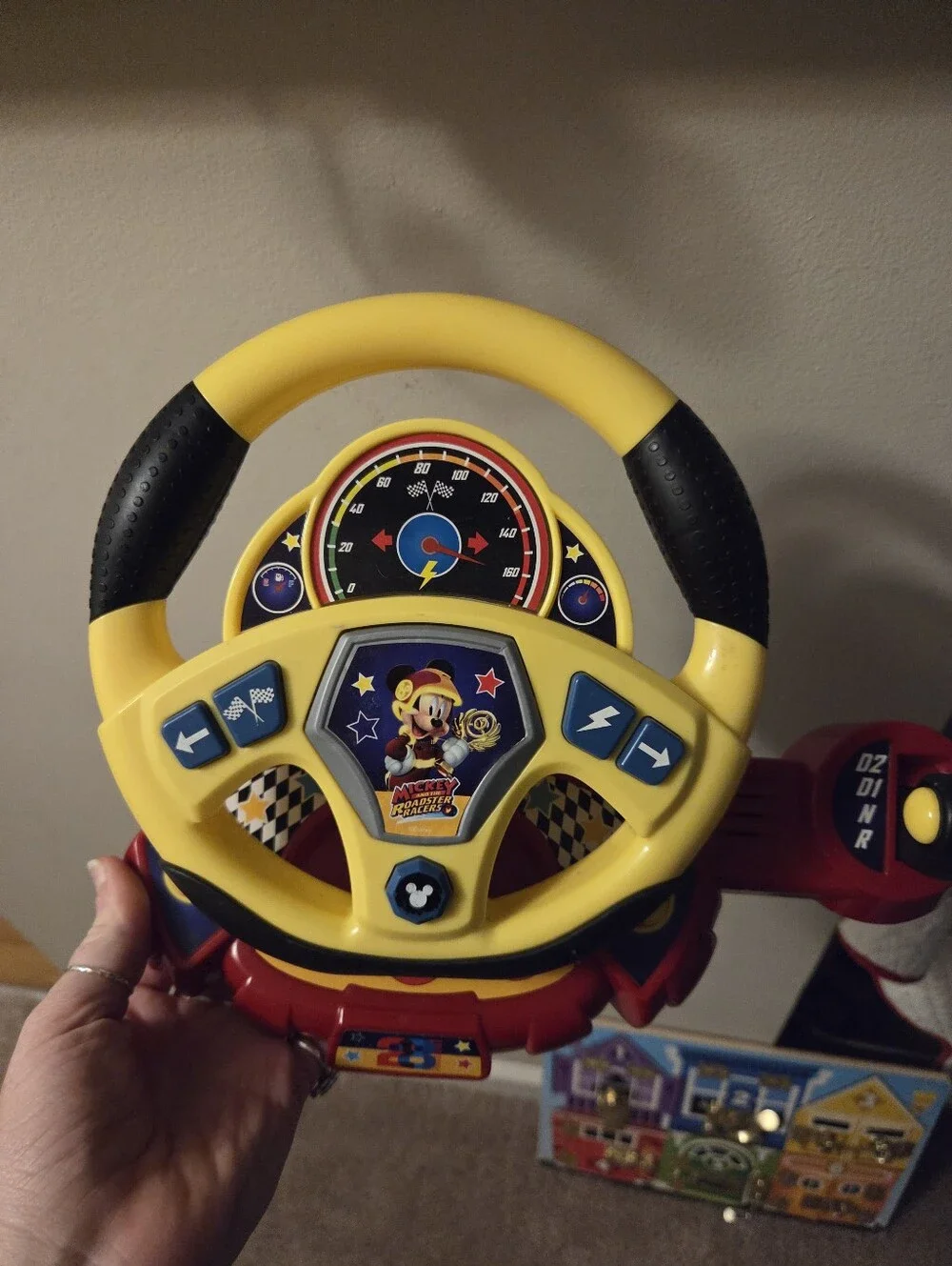Just Play Mickey Roadster Racers Super Charged Steering Wheel